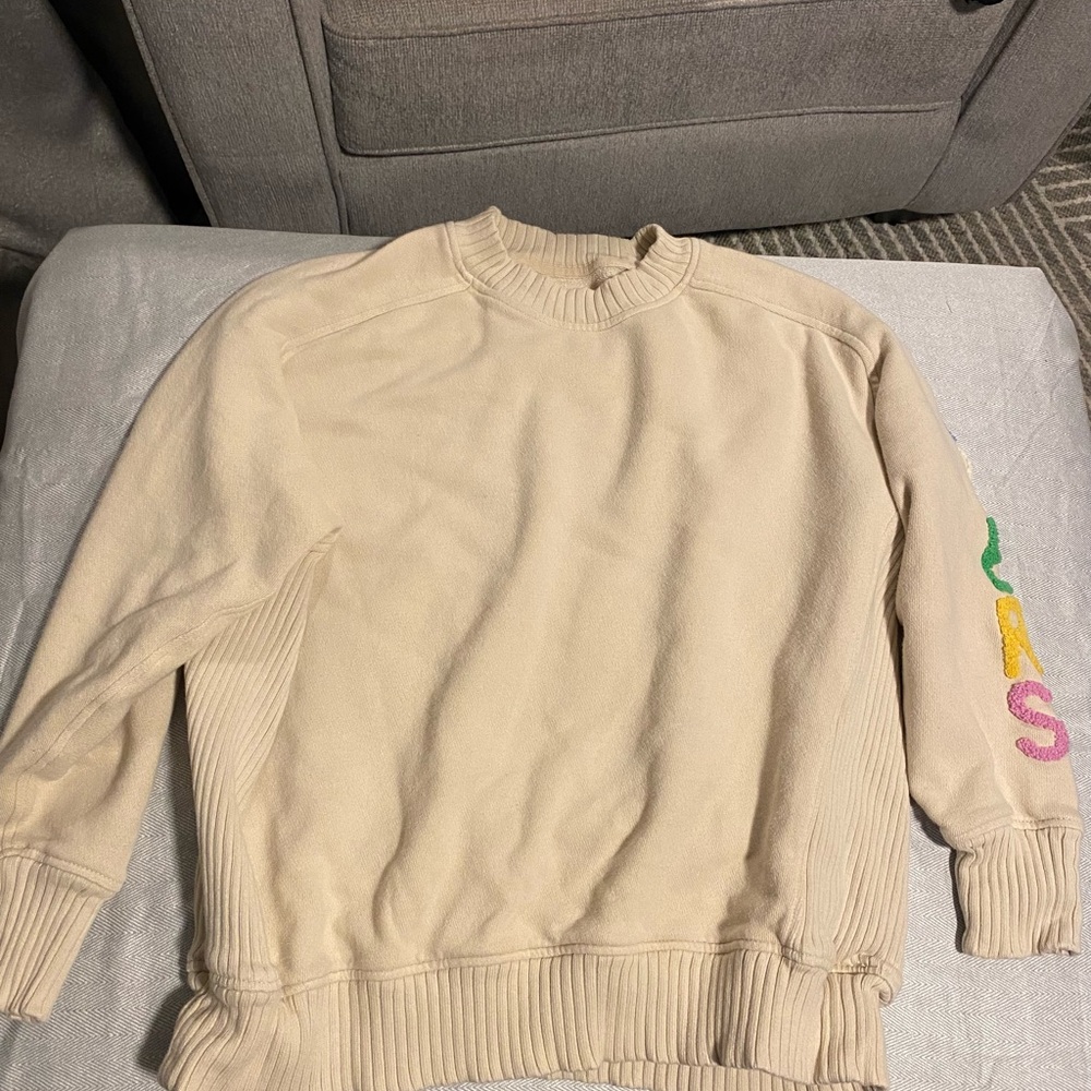 Aerie Cheers Applique Crewneck Sweatshirt